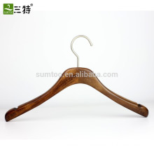 Hot sale hotel wooden brand clothes hanger